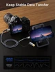 ​Кабель JSAUX USB 3.1 USB A/C Male to Micro B Male 20Gbps 0.5м grey - зображення 6