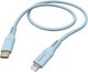 Кабель Hama Flexible USB Type-C - Lightning M/M 1.5 м Blue (4047443486332) - зображення 1