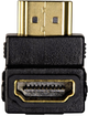 Adapter kątowy Hama HDMI - HDMI M/F 270 degree Black (4047443393104) - obraz 2