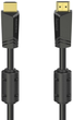 Kabel Hama HDMI - HDMI M/M 10 m Black (4047443441768) - obraz 1