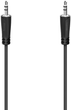 Кабель Hama Stereo mini-jack 3.5 мм - mini-jack 3.5 мм M/M 0.5 м Black (4047443438737) - зображення 1