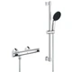 Набор смесителей Grohe Quickfix термостат для душа с душевым гарнитуром Precision Flow THM и смеситель для раковины StartEdge S-Size UA202503TE - изображение 7