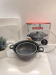 Кастрюля-фритюрница HotChef 26 см. с антипригарным покрытием и прозрачной крышкой, Черный - изображение 6