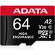 Карта памяти A-DATA High Endurance microSDXC 64GB (UHS-I U3) W-80 MB/s, R-100 MB/s Class 10 A2 V30 (AUSDX64GUI3V30SHA2-RA1) + SD Adapter - изображение 2