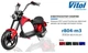 Электроскутер ROODER Chopper 3000W 60V20Ah Красный (r804-m3/3000Rd) - изображение 2