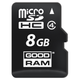 Карта памяти Goodram microSDHC 8GB W-4 MB/s, R-15 MB/s Class 4 (M40A-0080R11) + SD Adapter - изображение 2