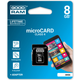 Карта памяти Goodram microSDHC 8GB W-4 MB/s, R-15 MB/s Class 4 (M40A-0080R11) + SD Adapter - изображение 3