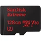 Карта памяти SanDisk Extreme Action microSDXC 128GB (UHS-I U3) W-60 MB/s, R-90 MB/s Class 10 V30 (SDSQXAF-128G-GN6AA) + SD Adapter - изображение 1