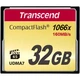 Карта памяти Transcend CompactFlash 32GB 1000X W-120 MB/s, R-160 MB/s (TS32GCF1000) - изображение 1