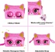 Purse Pets Metallic Mood Flashy Frenchie (Series 1) - Сумочка для животных и интерактивный питомец Розовая кошка (6066701) - Игровой набор Spin Master - изображение 4