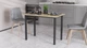 Стол универсальный Knap Ferrum-decor 750x1200x600 Черный металл ДСП Дуб Сонома 16 мм (KNAP012) - изображение 4