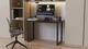 Стол письменный Кнап 2 Ferrum-decor 750x1000x600 Черный металл ДСП Венге Магия 16 мм (KNAP2003) - изображение 5