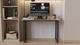 Стол письменный Кнап 2 Ferrum-decor 750x1200x700 Черный металл ДСП Дуб Сонома 16 мм (KNAP2036) - зображення 3