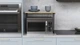 Подставка для микроволновки Kitchen K301 Ferrum-decor 400x550x350 Черный металл ДСП Дуб Артизан 16 мм (KITCH30106) - изображение 2