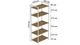 Стеллаж для кухни под микроволновку Kitchen K1400 Ferrum-decor 1500x600x400 Белый металл ДСП Дуб Артизан 16 мм (KITCH1414) - изображение 3