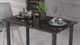 Стол универсальный Knap Ferrum-decor 750x1400x600 Черный металл ДСП Венге Магия 16 мм (KNAP019) - изображение 2