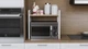 Подставка для микроволновки Kitchen K303 Ferrum-decor 500x550x350 Белый металл ДСП Дуб Артизан 16 мм (KITCH30314) - изображение 2