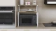 Подставка для микроволновки Kitchen K302 Ferrum-decor 590x550x350 Белый металл ДСП Дуб Сонома 16 мм (KITCH30212) - изображение 1
