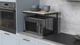 Подставка для микроволновки Kitchen K301 Ferrum-decor 400x550x350 Черный металл ДСП Дуб Сан-Марино 16 мм (KITCH30102) - изображение 3