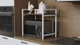 Подставка для микроволновки Kitchen K303 Ferrum-decor 500x550x350 Белый металл ДСП Дуб Сонома Трюфель 16 мм (KITCH30313) - изображение 5