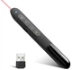 Бездротовий презентер / лазерна USB ручка, лазерна указка для презентацій 2.4G, чорний "P" (79637232) - зображення 1