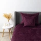 Покрывало ТЕП Velour Ромб круглый Бордо Полуторное 150х210 см Двухстороннее Полиэстер (2000008880664/4-00515_22868) - изображение 7