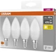 Набір ламп 4шт OSRAM LED E14 4.9Вт 4000К 470Лм B40 - зображення 1