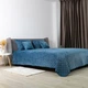 Покрывало ТЕП Velour Ромб круглый Синий Полуторное 150х210 см Двустороннее Полиэстер (2000008880800/4-00515_22872) - изображение 8