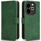 Чехол Deexe Classic Wallet для Infinix Smart 8 Plus - Green - изображение 1