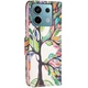 Чохол з малюнком Deexe Color Wallet для Xiaomi Redmi Note 13 Pro 4G / Poco M6 Pro - Life Tree - зображення 3
