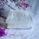 Набор полотенец Maison D'or Soft Hearts White-Darc Lilac махровые 30-50 см,50-100 см,85-150 см белый - изображение 5