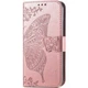 Чохол-книжка з малюнком UniCase Butterfly Pattern для Motorola Moto G84 - Rose Gold - зображення 5