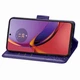 Чохол-книжка з малюнком UniCase Butterfly Pattern для Motorola Moto G84 - Dark Purple - зображення 3