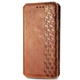Чохол Deexe Rhombus Wallet для Motorola Moto G54 - Brown - зображення 5