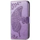 Чохол-книжка з малюнком UniCase Butterfly Pattern для Motorola Moto G84 - Light Purple - зображення 5