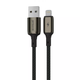 Кабель Proove Dense Metal Lightning 2.4A 1m Cable Black - изображение 1