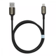 Кабель Proove Dense Metal Lightning 2.4A 1m Cable Black - изображение 2