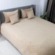 Покрывало ТЕП Velour Ромб круглый Золотой беж Полуторное 150х210 см Двустороннее Полиэстер (2000008659086/4-00515_22470) - изображение 6