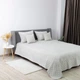 Покрывало ТЕП Velour Ромб круглый Светло-серый Полуторное 150х210 см Двустороннее Полиэстер (2000008658669/4-00515_22424) - изображение 5
