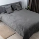 Покрывало ТЕП Velour Ромб круглый Серый Евро 240х260 см Двустороннее Полиэстер (2000008658393/4-00518_22394) - изображение 6