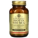 Витамины Solgar Biotin 5000 мкг 50 капсул - изображение 1