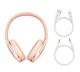 Наушники беспроводные полноразмерные Baseus Encok Wireless headphone D02 Pro розовые - изображение 5