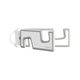 Подставка Baseus Portable Series Folding Phone Stand B10556600211-00 белая - изображение 4
