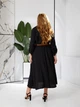 Женское платье-рубашка длины миди Le'Katrin 5514-4XXXL Черный - изображение 4
