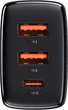 Зарядний пристрій Baseus Compact Quick Charger 2U+C 30 W EU Чорний 2857-84463 - зображення 2