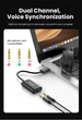 Внешняя звуковая карта Ugreen US205 USB 2.0 to 2 x Jack 3.5mm (30724) - изображение 4