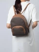 Женский рюкзак MICHAEL KORS Jaycee Medium Logo Backpack (коричневый) - изображение 8