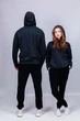 Женский спортивный костюм демисезонный SPORT24 ATEX 0093 XL Графитовый с черным (AT-0093/08 E ) - изображение 6