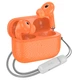Бездротові блютуз навушники Hoco EQ9 wireless BT 5.3 300/40mAh TWS вакуумні для телефона/смартфона у чохлі Помаранчевий - изображение 1
