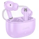 Бездротові блютуз навушники HOCO EQ12 wireless BT 5.3 headset TWS вакуумні з мікрофоном в кейсі для Android/Iphone Фіолетовий - изображение 1